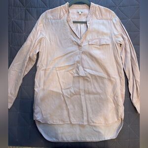 GAP 100% tencel tunic shirt size small